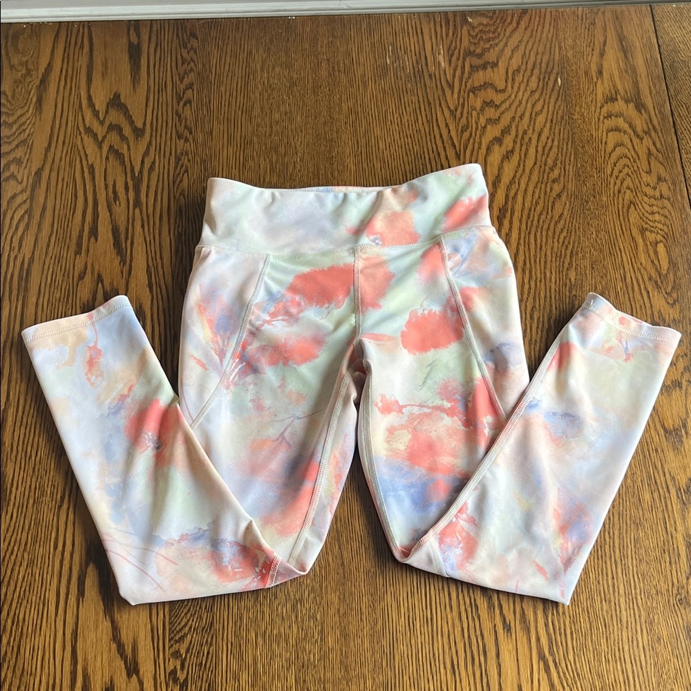 Old Navy Pastel Tie-Dye Girls' Leggings - Pink, Light Blue, Mint
